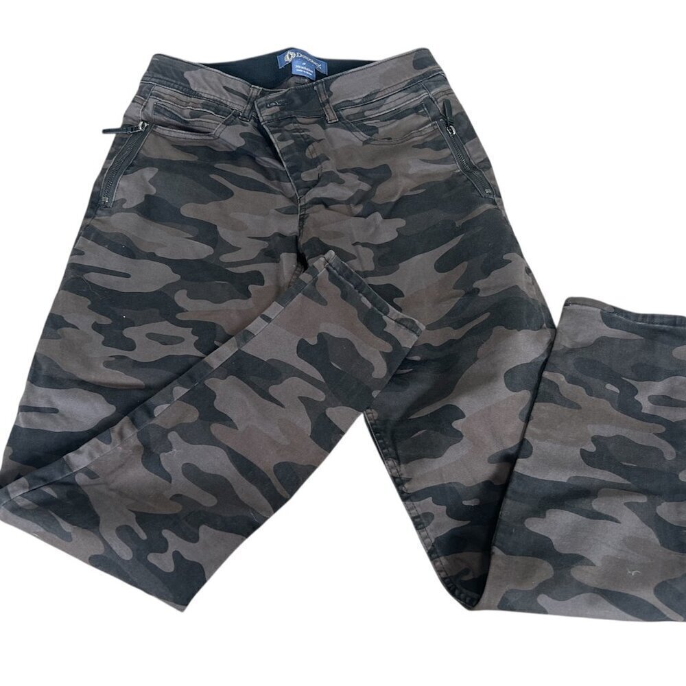 Democracy Martie Ab Solution Camo Side Zip Skinny Pant Size 8 EUC - Picture 4 of 4
